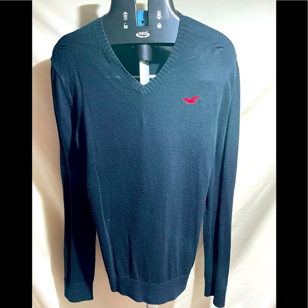 Hollister Dark Blue V neck Sweater S